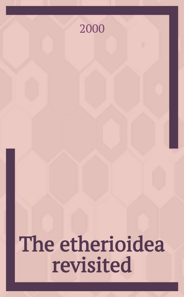 The etherioidea revisited : A phylogenetic analysis of hyriid relationships (Mollusca: Bivalvia: Paleoheterodonta: Unionoida) = Ревизированные этероидеи: филогенетический анализ взаимоотношений гириид (Моллюски: двустворчатые: палеогетеродонта: унионида).