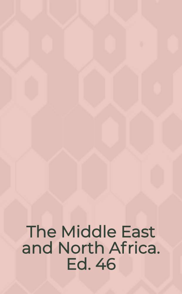 The Middle East and North Africa. Ed. 46 : 2000