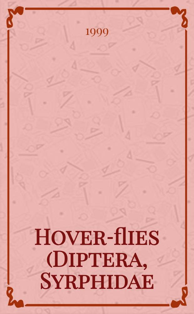 Hover-flies (Diptera, Syrphidae) collected in Kuril islands in 1998, with the description of a new species = Мухи-журчалки(Двукрылые, Сирфиды) собранные на Курильских островах в 1998 г. с описанием нового вида.