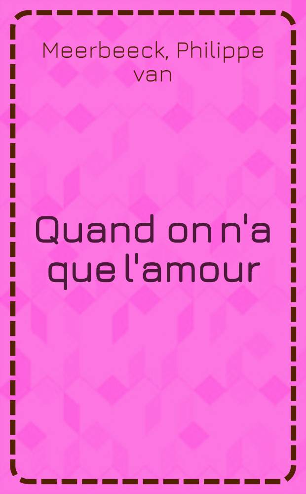 Quand on n'a que l'amour : L'éducation sexuelle et affective des jeunes au temps du sida