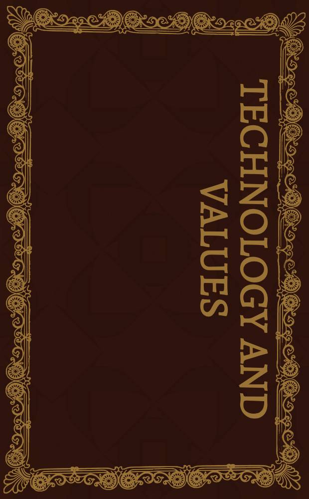 Technology and values