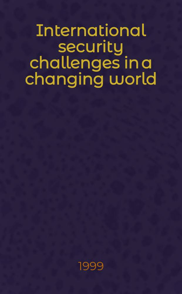 International security challenges in a changing world