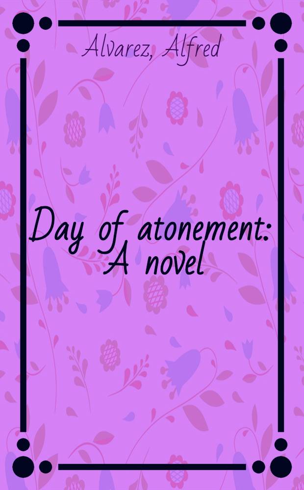 Day of atonement : A novel