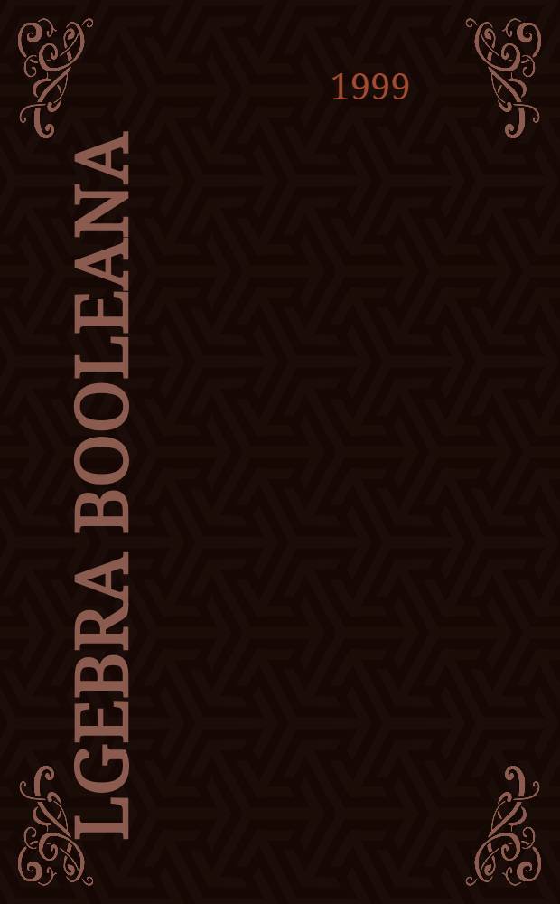 &Aacute;lgebra booleana