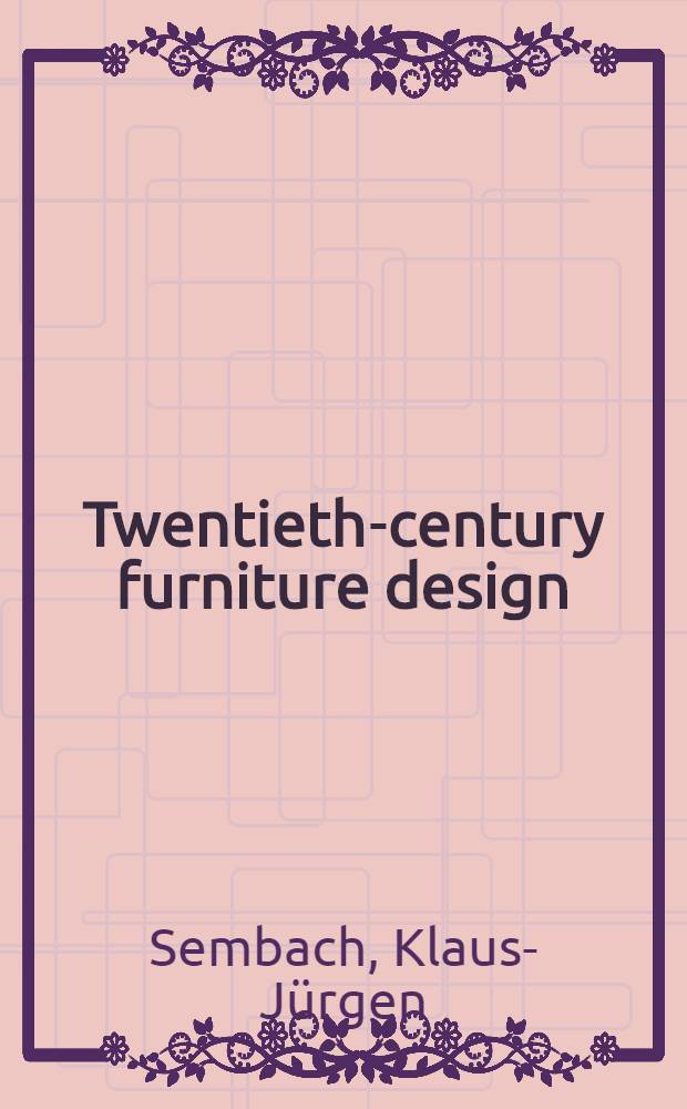 Twentieth-century furniture design