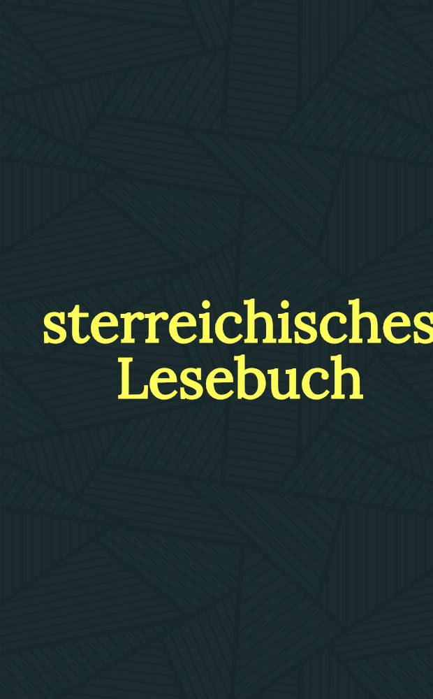 Österreichisches Lesebuch