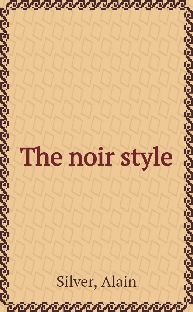 The noir style