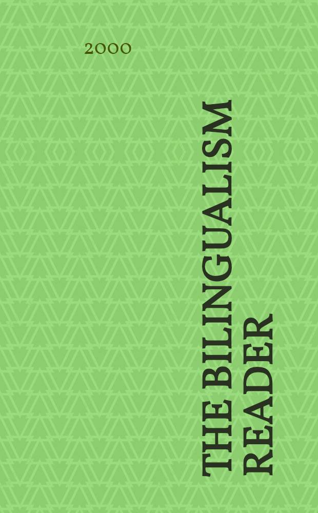 The bilingualism reader