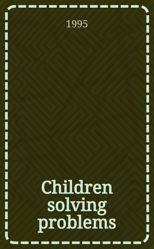 Children solving problems