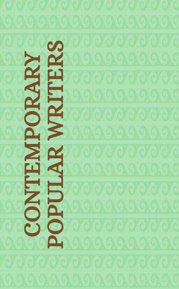 Contemporary popular writers
