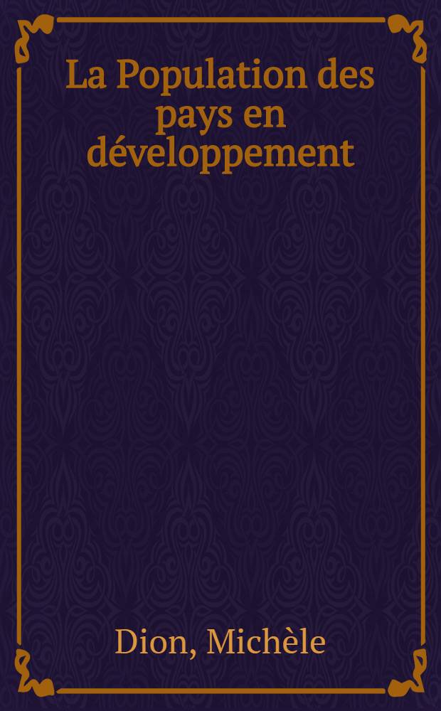 La Population des pays en développement