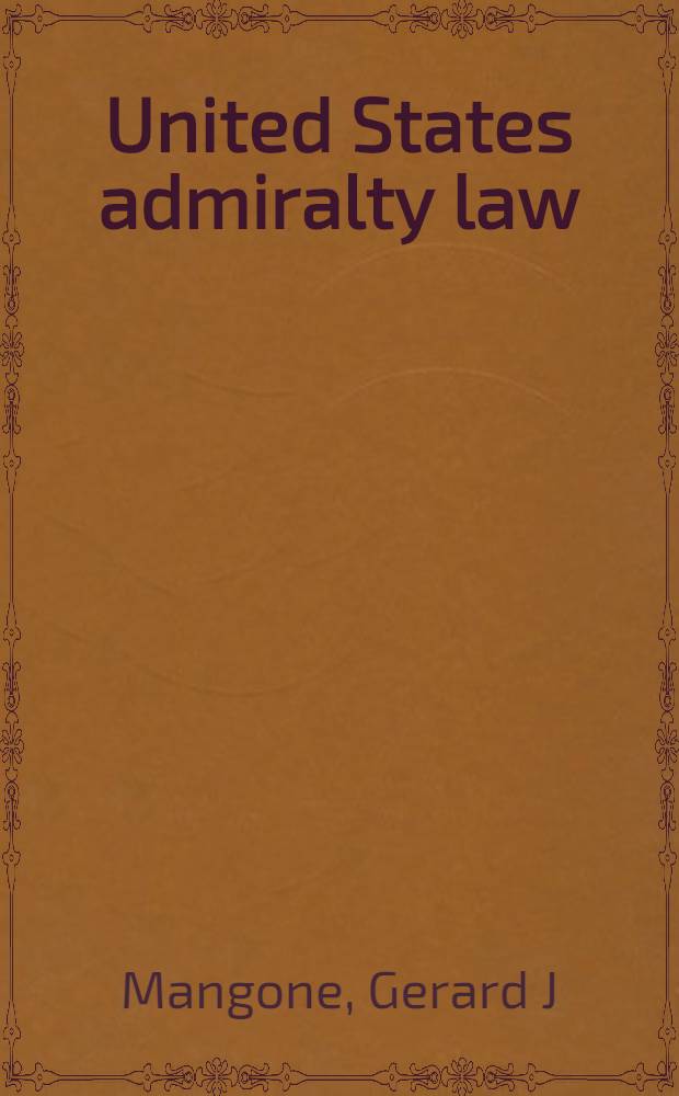 United States admiralty law