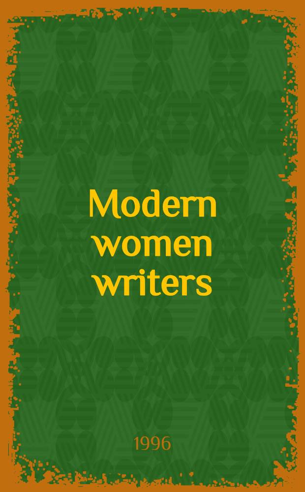 Modern women writers