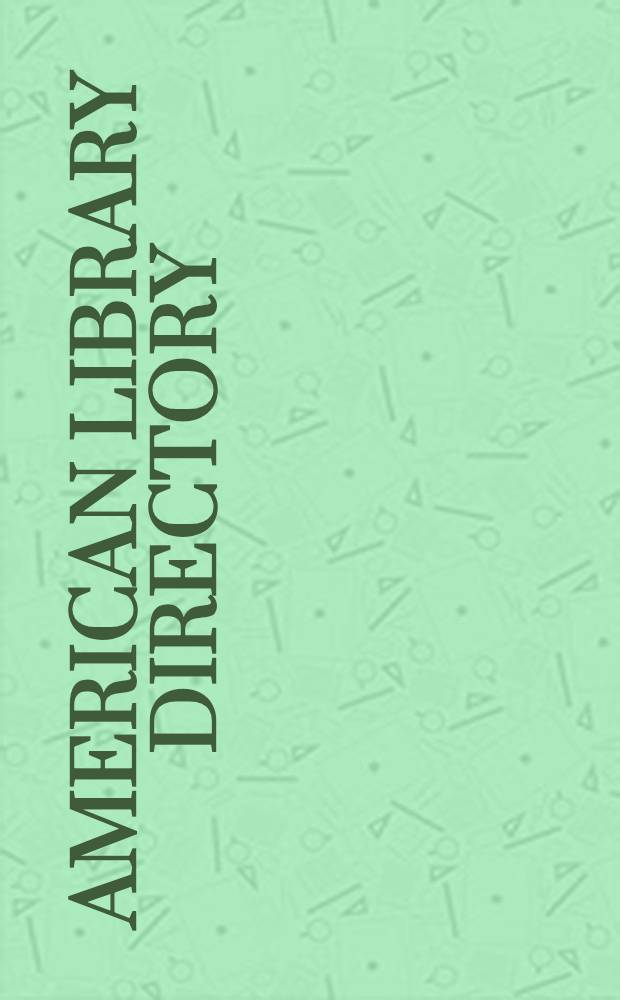 American library directory