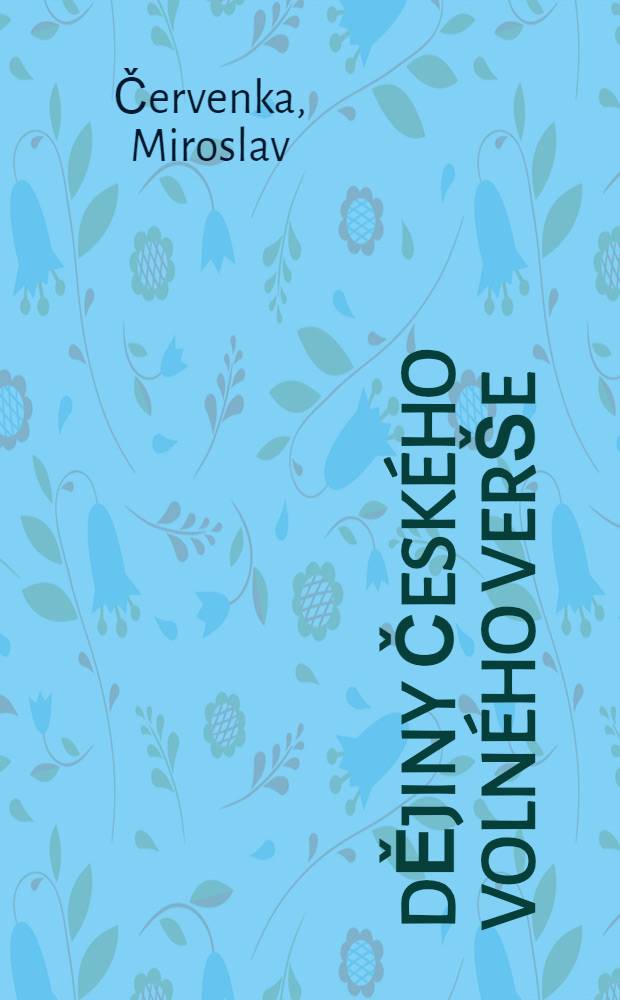 Dějiny českého volného verše