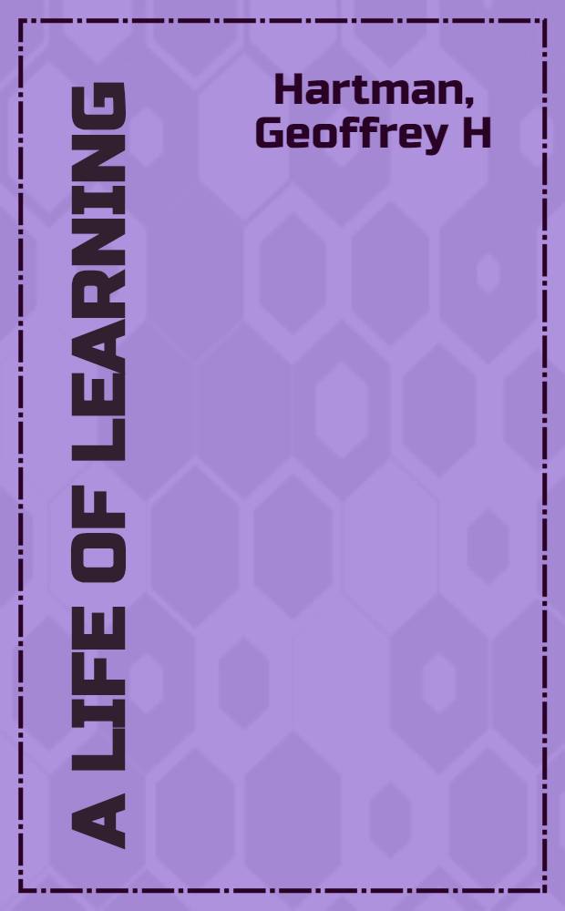 A life of learning