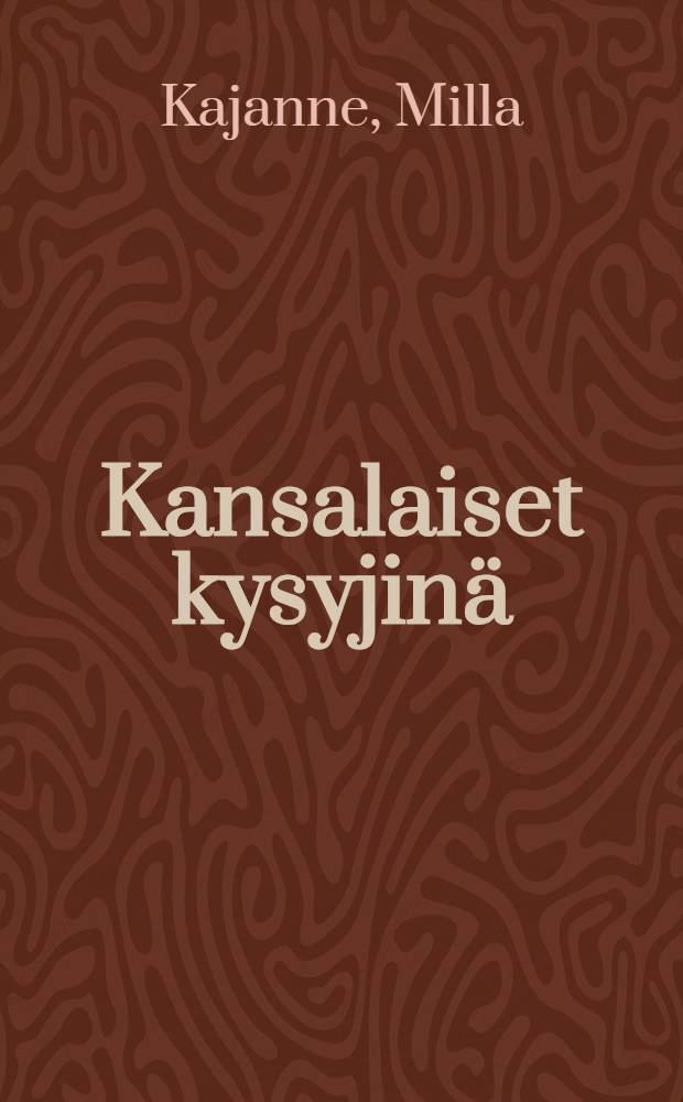 Kansalaiset kysyjinä : Yleisön kysyminen osana vuorovaikutusta television EU-keskusteluissa