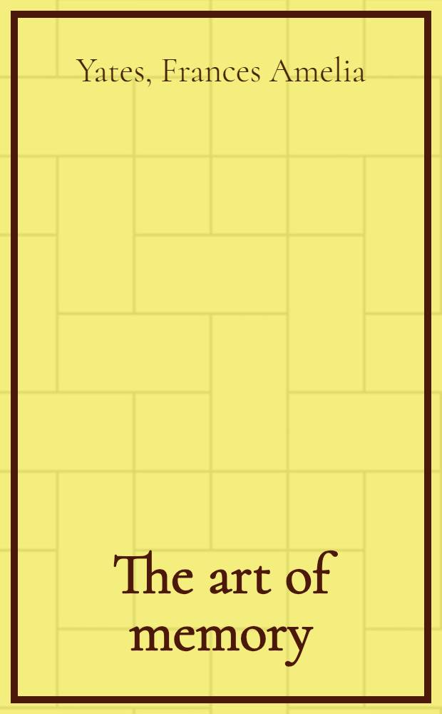 The art of memory
