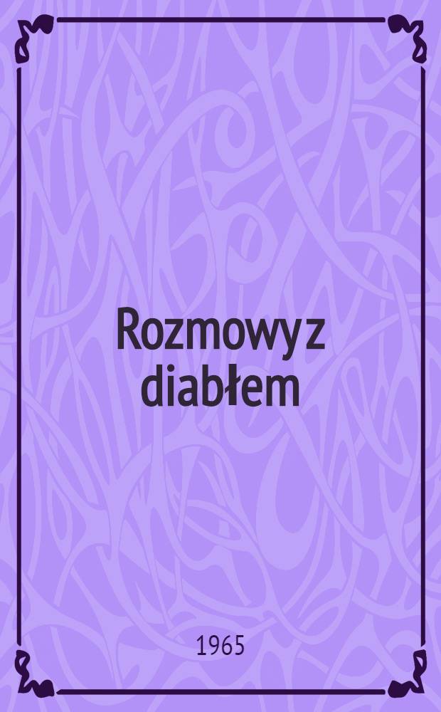 Rozmowy z diabłem