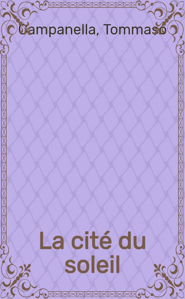 La cité du soleil