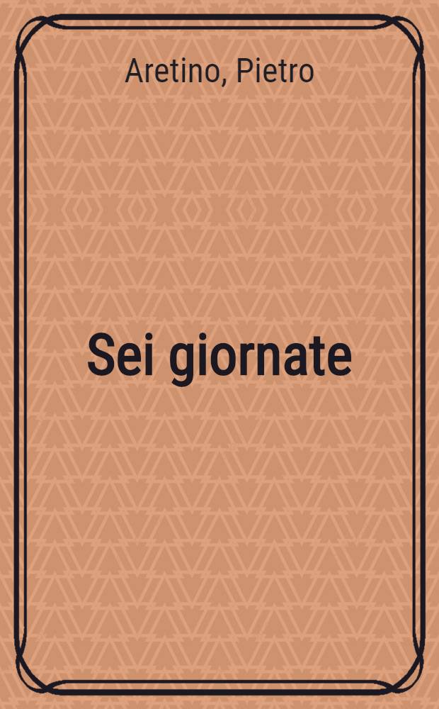 Sei giornate