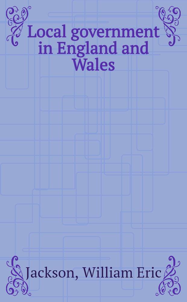 Local government in England and Wales