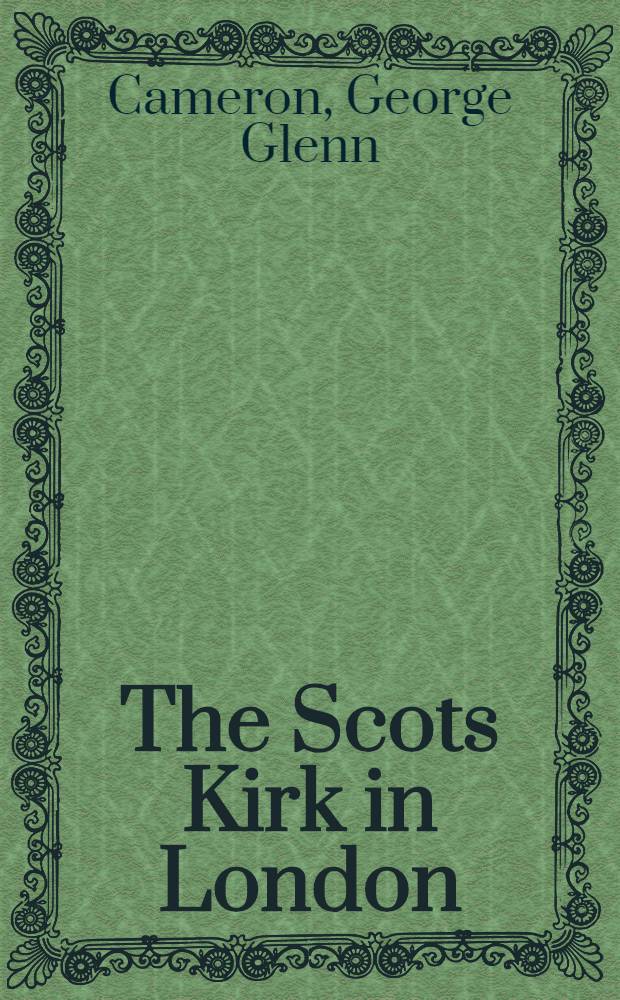 The Scots Kirk in London