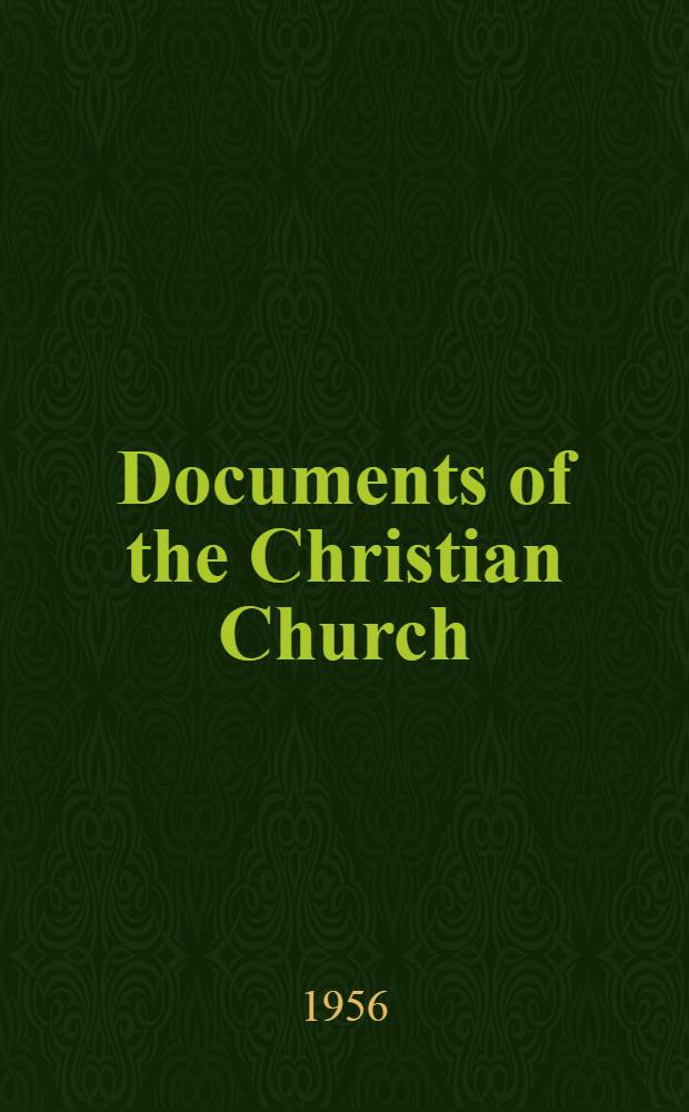 Documents of the Christian Church