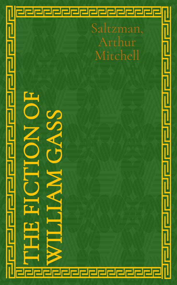 The fiction of William Gass : The consolation of lang
