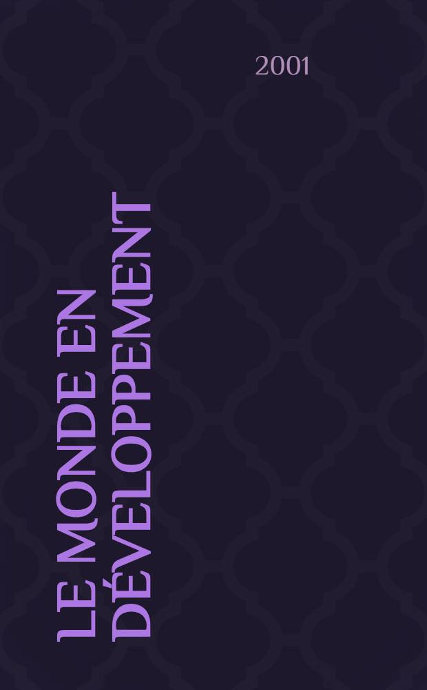 Le monde en développement : Démographie et enjeux socio-écon = Мир в развитии