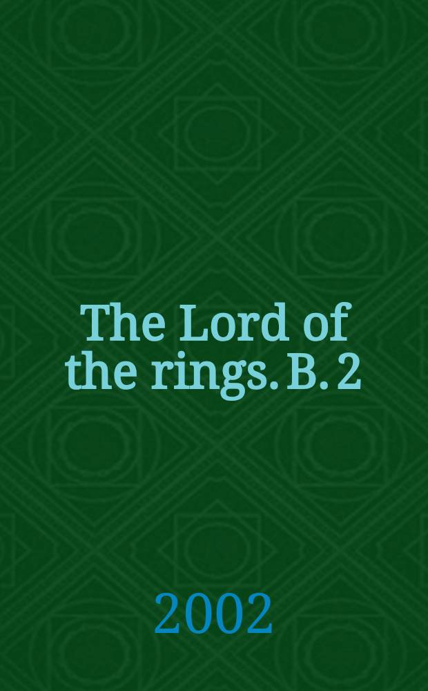 The Lord of the rings. B. 2 : The fellowship of the ring, vol. 2