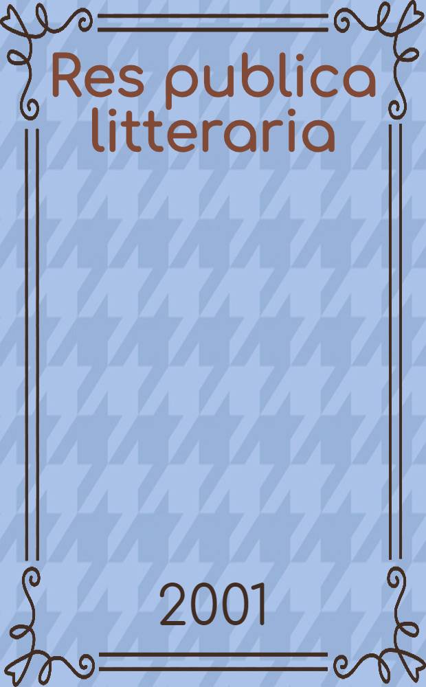 Res publica litteraria : Scripta ad historiam antiquiorem Univ. Helsingiensis pertinentia una cum bibliogr. operum prof. Matti Klinge