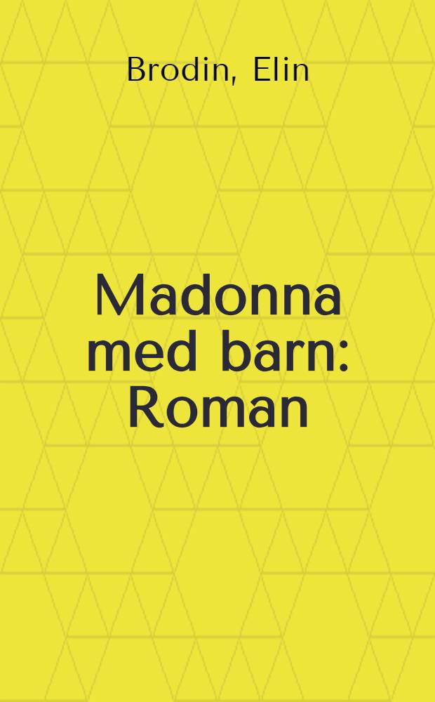 Madonna med barn : Roman
