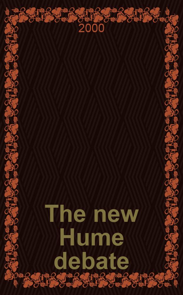 The new Hume debate