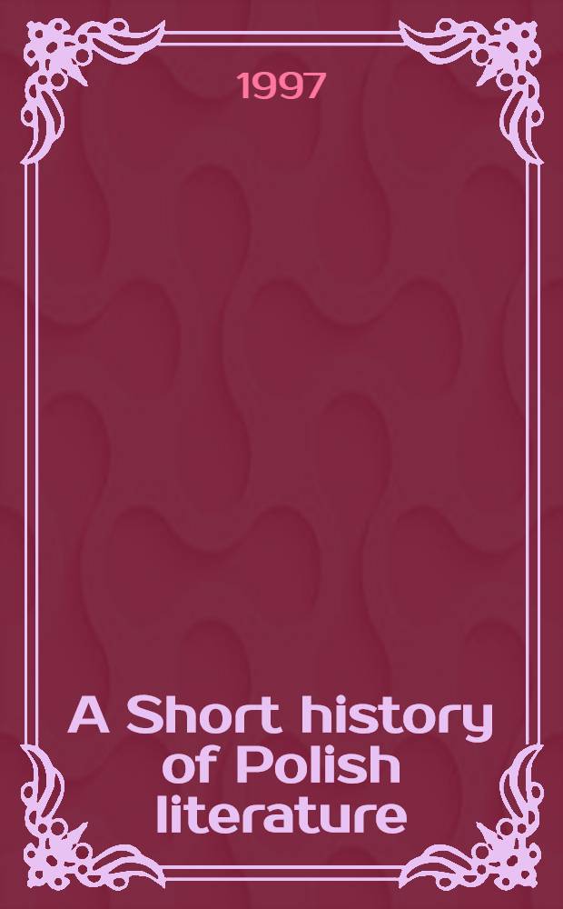 A Short history of Polish literature