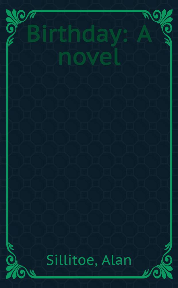 Birthday : A novel