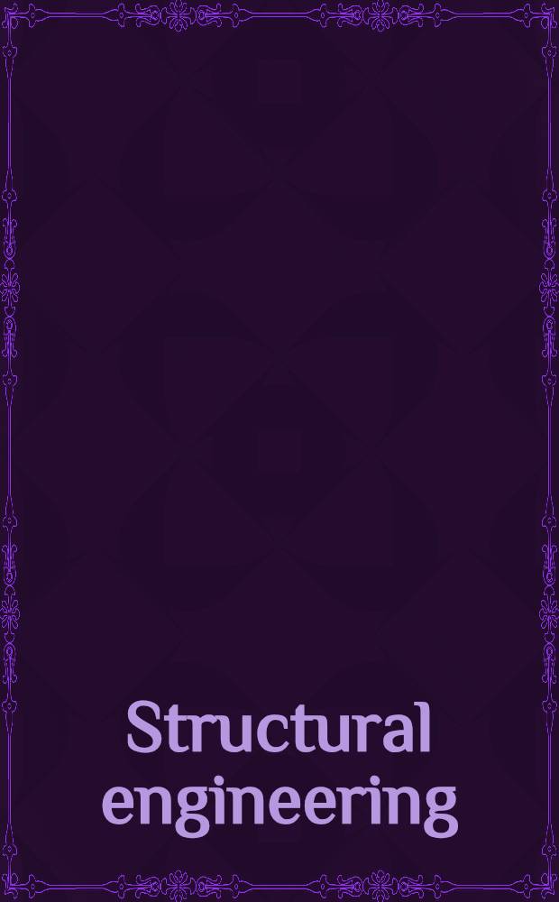 Structural engineering : Handbook
