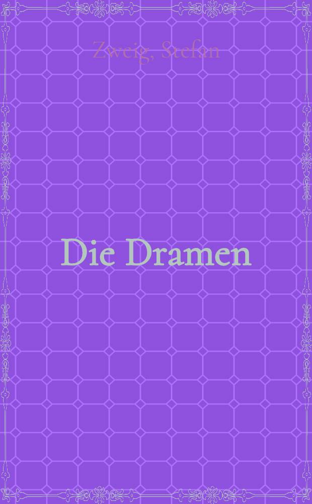 Die Dramen