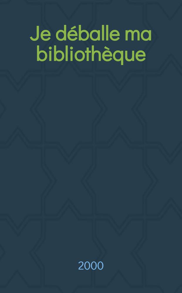 Je déballe ma bibliothèque : Une pratique de la collection = Я показываю мою библиотеку