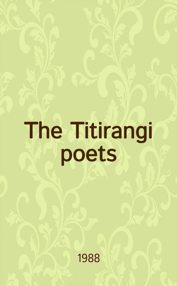 The Titirangi poets