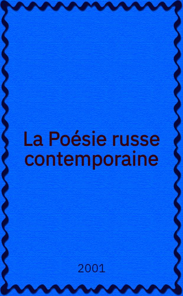 La Poésie russe contemporaine