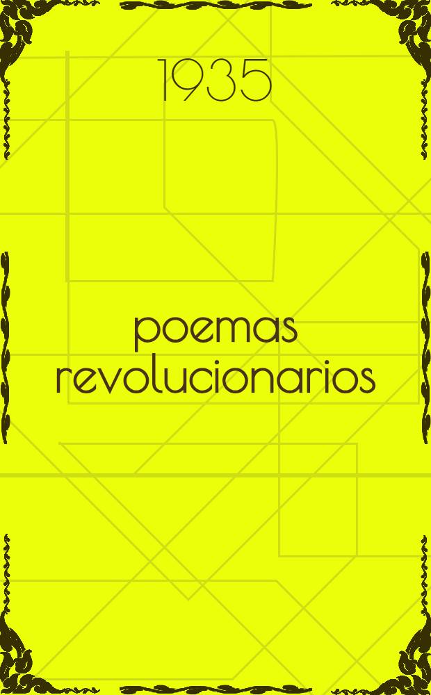 3 poemas revolucionarios