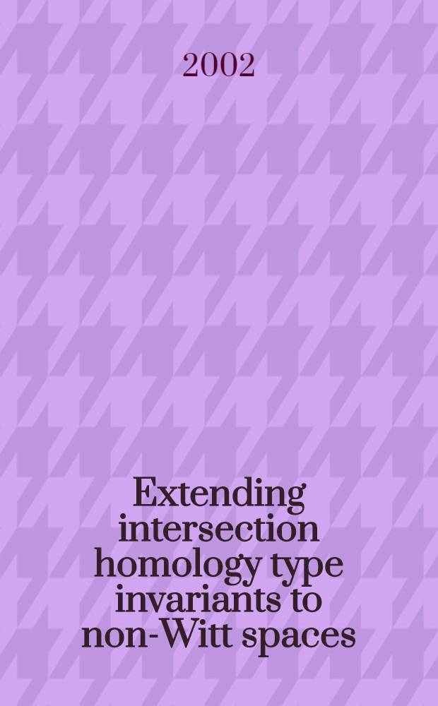Extending intersection homology type invariants to non-Witt spaces