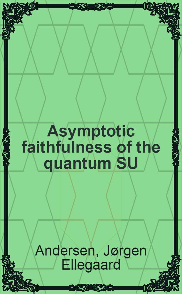 Asymptotic faithfulness of the quantum SU(n) representations of the mapping class groups