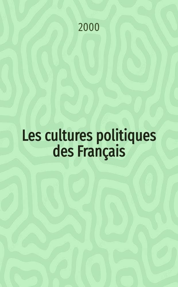 Les cultures politiques des Français = Политическая культура французов