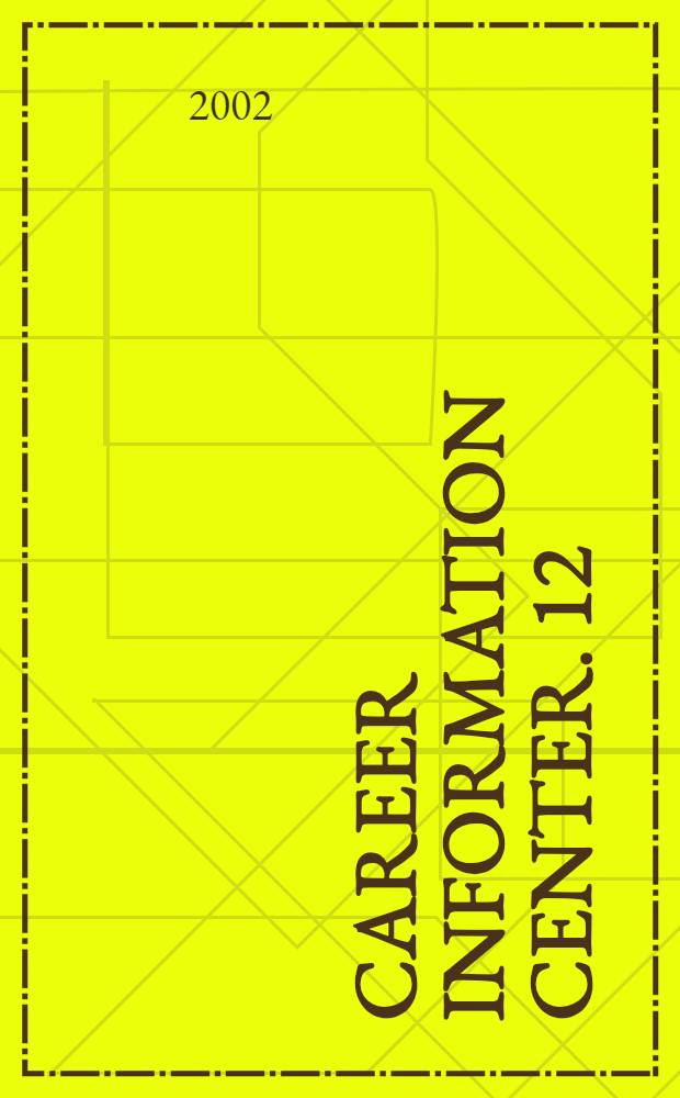 Career information center. 12 : Transportation