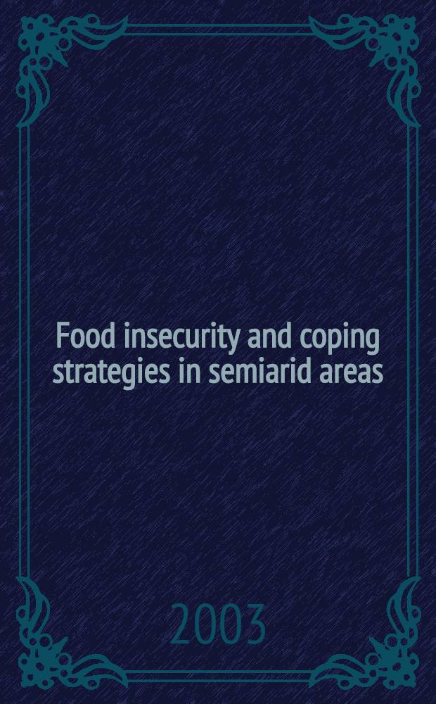 Food insecurity and coping strategies in semiarid areas : The case of Mvumi in central Tanzania : Diss. = Ненадежность питания и борьба стратегий. Центральная Танзания
