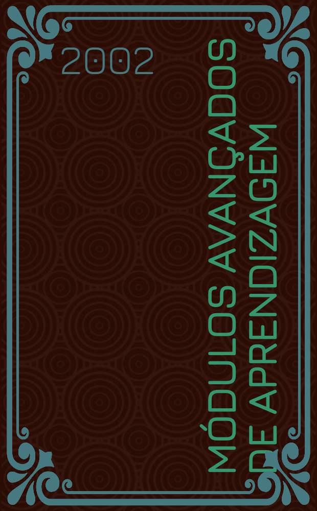 Módulos avançados de aprendizagem: experiências de microquímica
