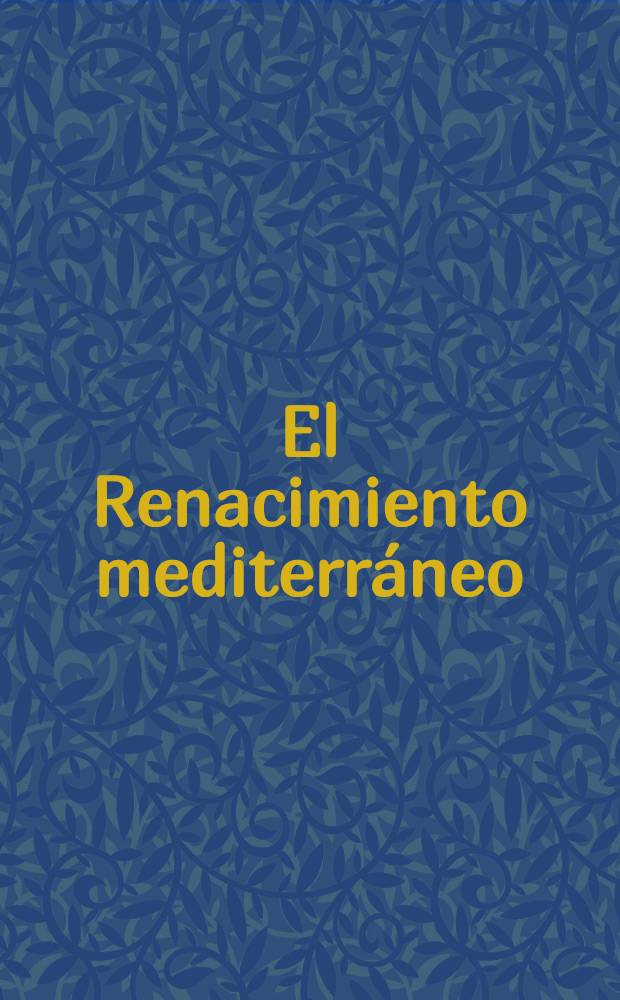 El Renacimiento mediterráneo : Viajes de artistas e itinerarios de obras entre Italia, Francia y España en el s. XV : Cat. de la Muestra, Madrid, Museo Thyssen-Bornemisza, del 31 de en. al 6 de mayo de 2001, Valencia, Museo de belles arts de València, del 18. de mayo al 2 de sept. de 2001 = Средиземноморский ренессанс