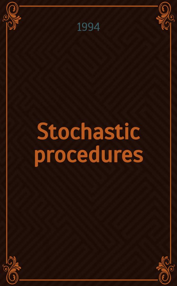 Stochastic procedures